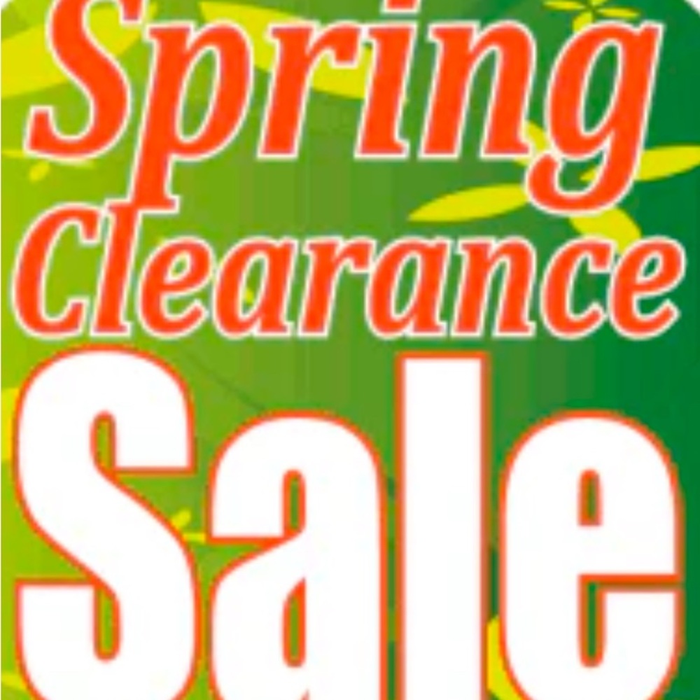 Spring Clearance Sale Poster
